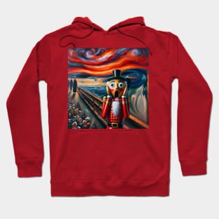 Nutcracker's Dismay: A Holiday Scream Hoodie